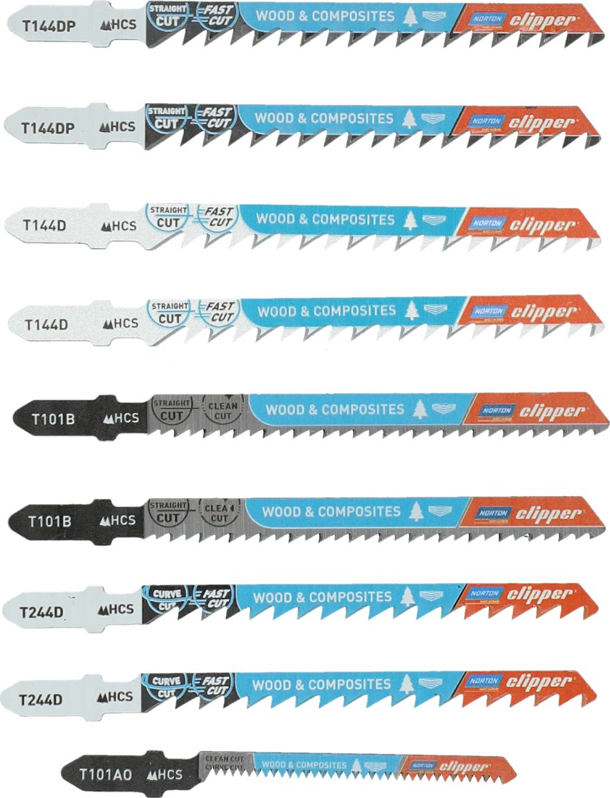 Norton Clipper NORTON BRZESZCZOT T ZESTAW MIX /10szt. N70184608383
