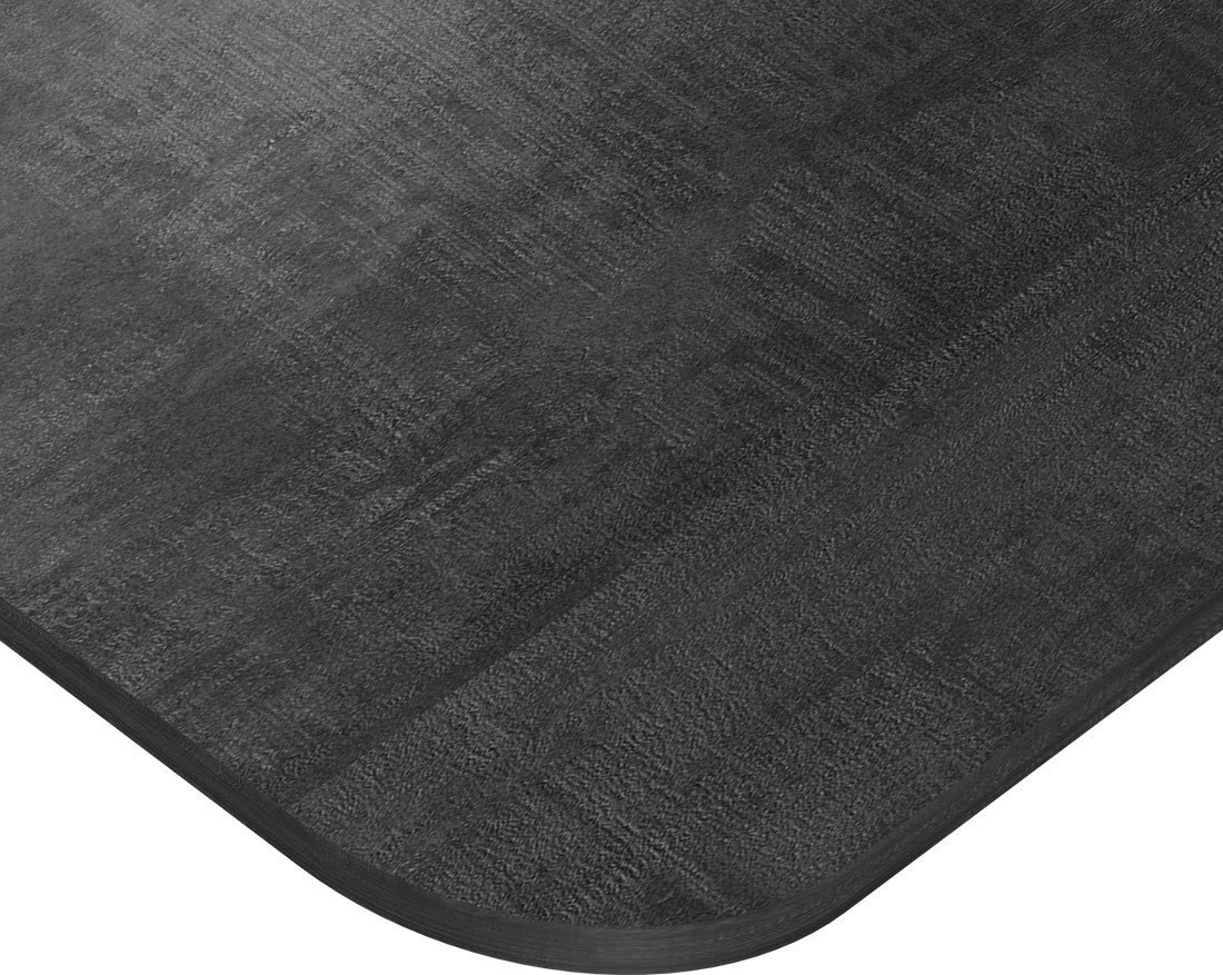 Biurko Spacetronik Antybakteryjny Blat biurka uniwersalny 120x60x1,8cm Kaskada Black Laminowany obustronnie okrągłe narożniki