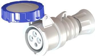 Gewiss Gniazdo przenośne niebieskie 3P 16A 230V IP66/IP67/IP68/IP69 (GW62026H)