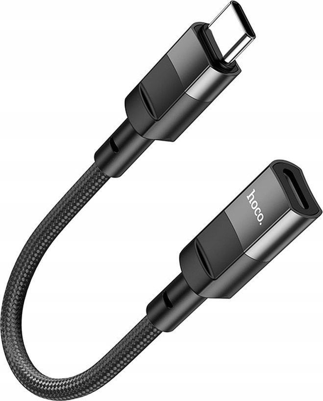 Adapter USB Hoco HOCO adapter OTG Typ C (męski) do Lightning (żeński) 3A U107 0,1 m czarny