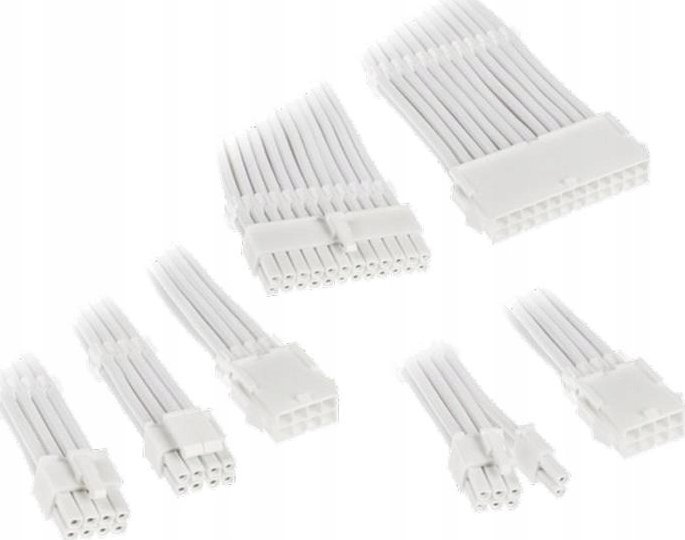 Kolink Kolink Core Adept Braided Cable Extension Kit - White