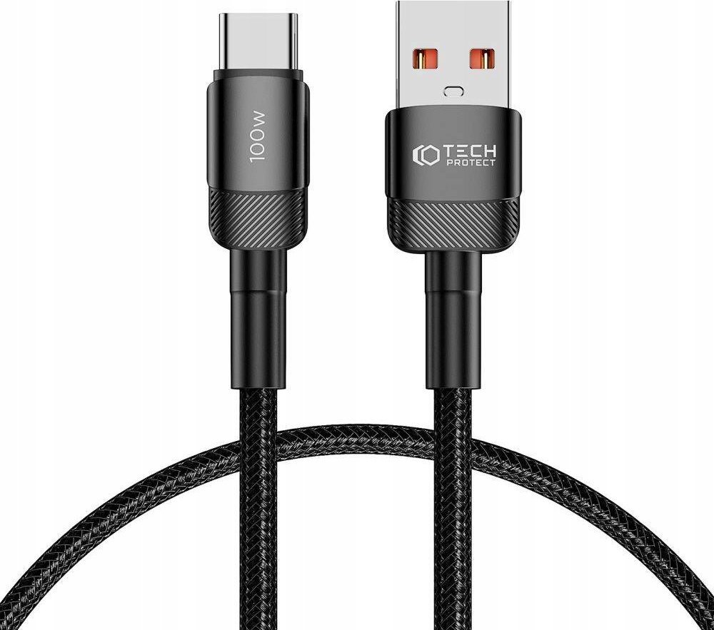 Kabel USB Tech-Protect USB-C - USB-C 0.5 m Czarny (5906203690701)