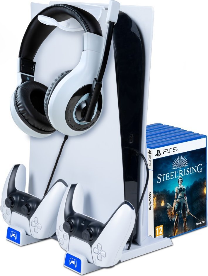 BigBen BIG BEN PS5/PS5 Slim Podstawka na konsolę z ładowarką do DualSense