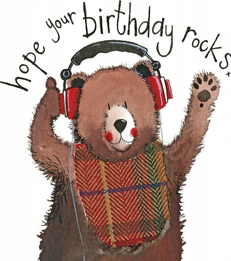 Teka Karnet Urodziny LS83 Mi¶ w słuchawkach