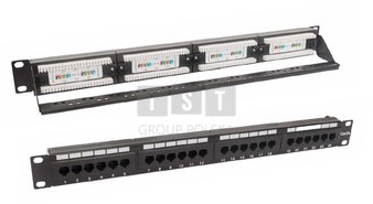 CCAS-PA5E-24UTP Panel kat. 5e UTP 24 x RJ-45