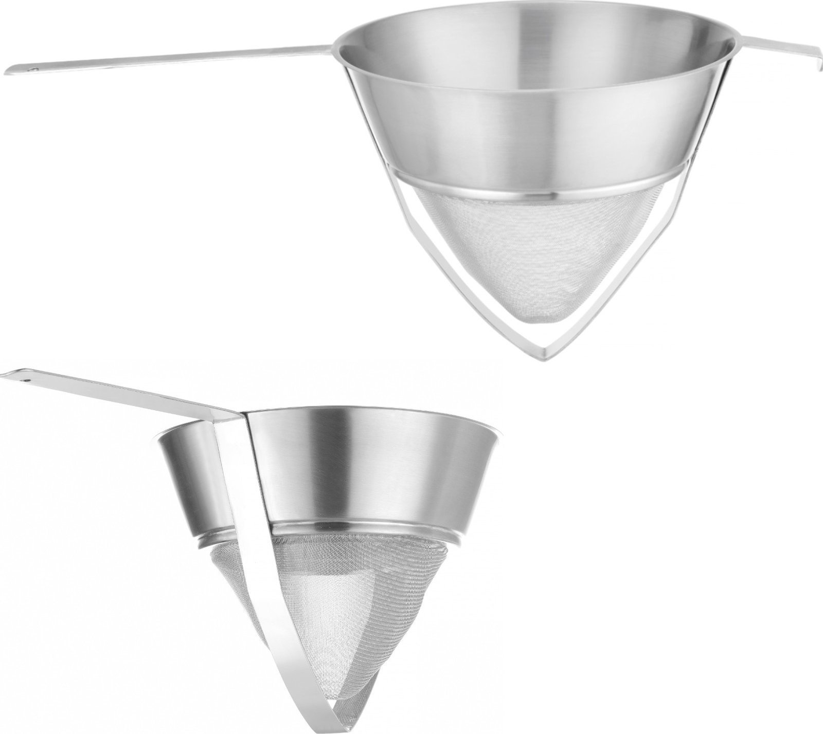 Hendi Sito chińskie z siatką stożkowe bardzo gęste wzmocnione - Hendi 567555 Sito chińskie z siatką stożkowe bardzo gęste wzmocnione - Hendi 567555