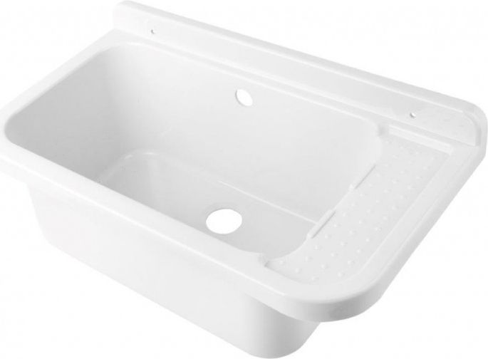 Zlewozmywak Hydroland Komora gospodarcza PP biały (ZLEW.60)