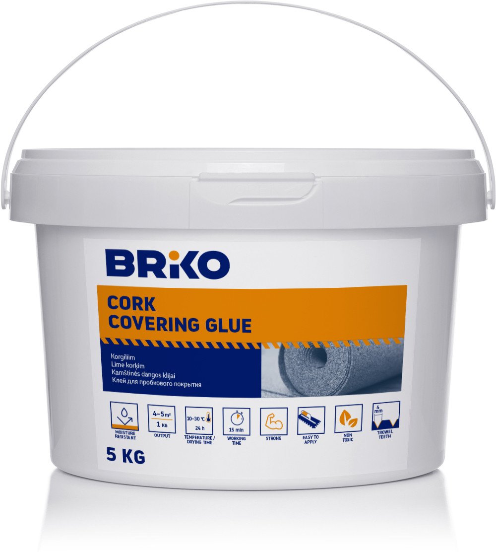 CORK COVERING GLUE BRIKO (5 KG)
