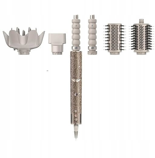 Shark FlexStyle Sparkle Champagne Diamond Limited Edition 5-in-1 złoty modelator włosów HD446JSEU (622356320474)