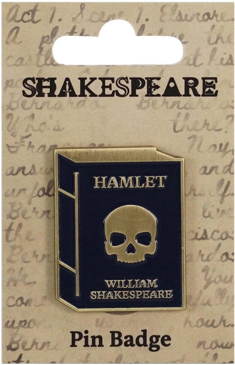 Szekspir Przypinka metalowa - Hemlet
