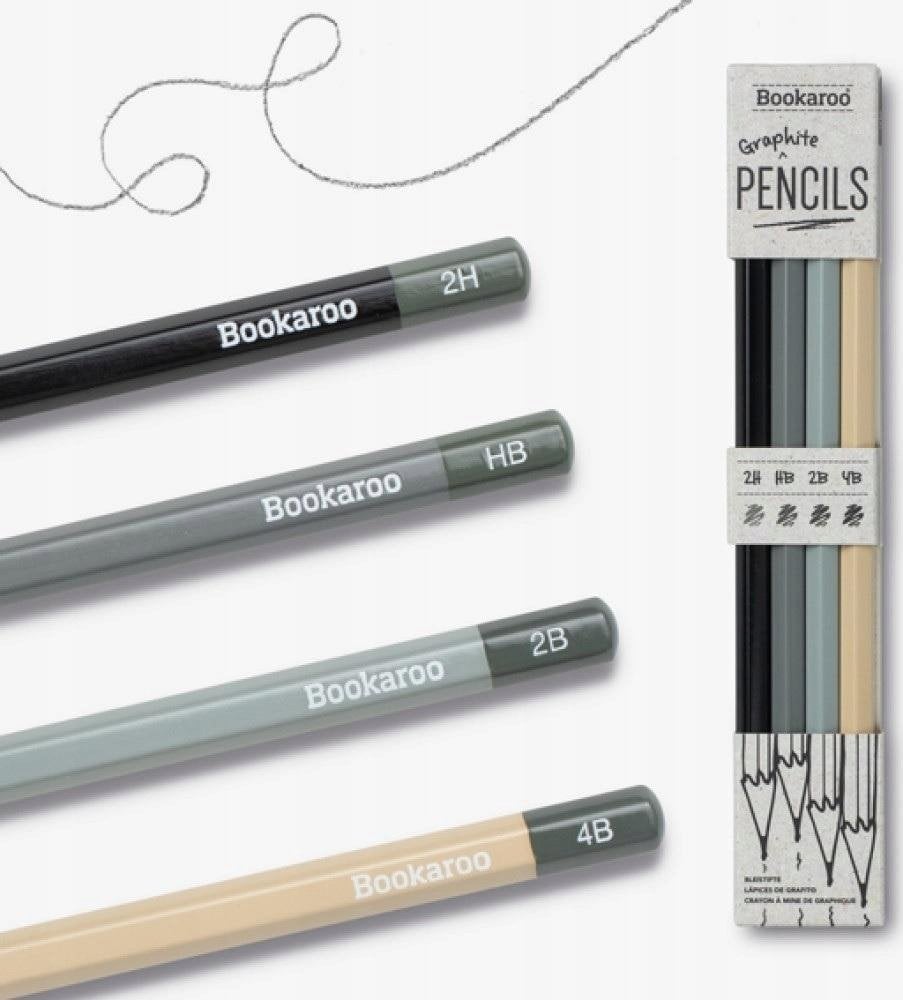 Piórnik Teka Bookaroo Ołówki - Mono (4 sztuki)