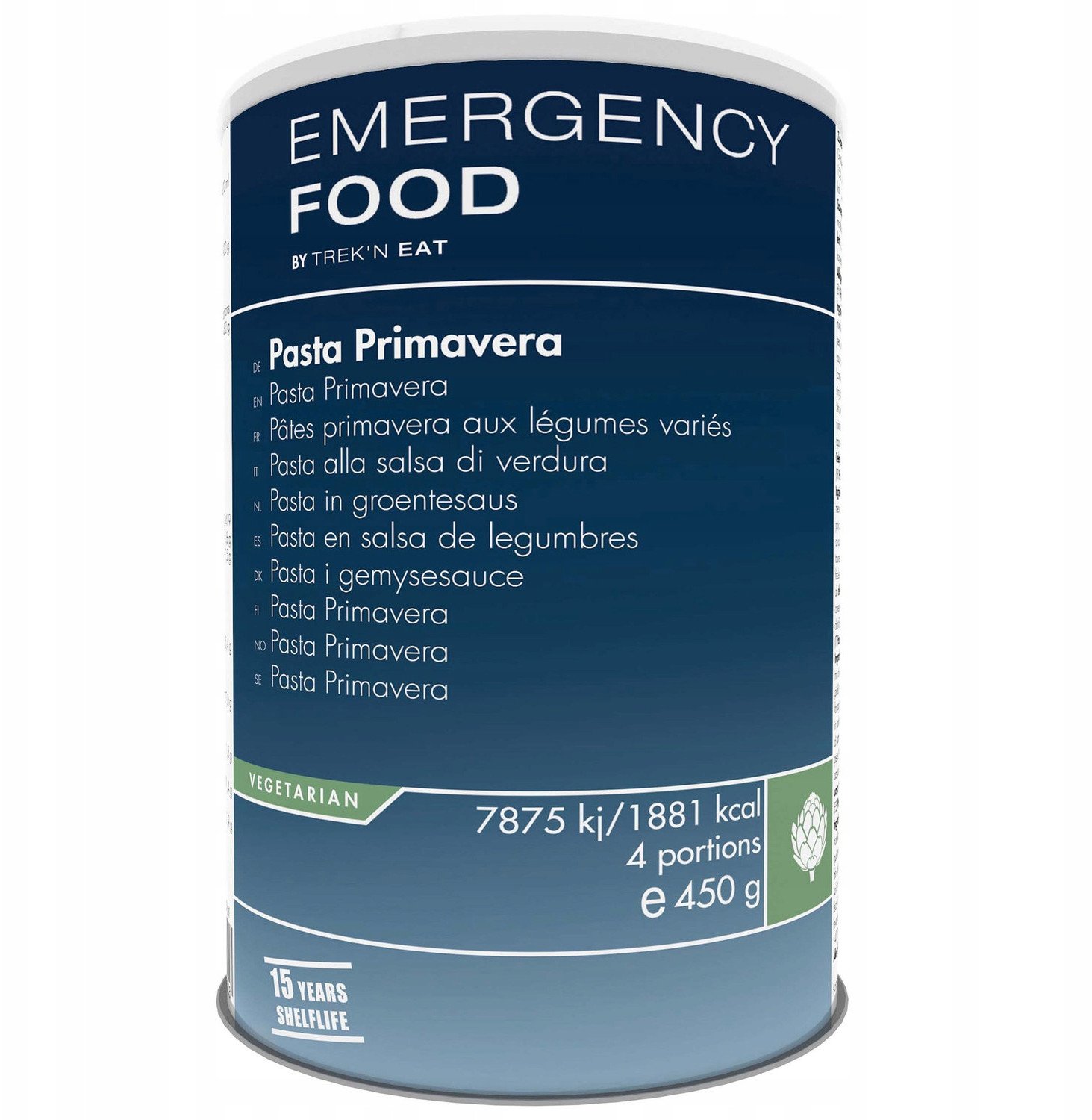 EMERGENCY LINE Pasta Primavera, 450g [Pasta Primavera-EL]