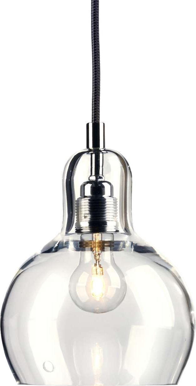 Lampa wisząca KASPA LAMPA wisząca LONGIS I 10121109 Kaspa szklana OPRAWA kulisty ZWIS przezroczysty