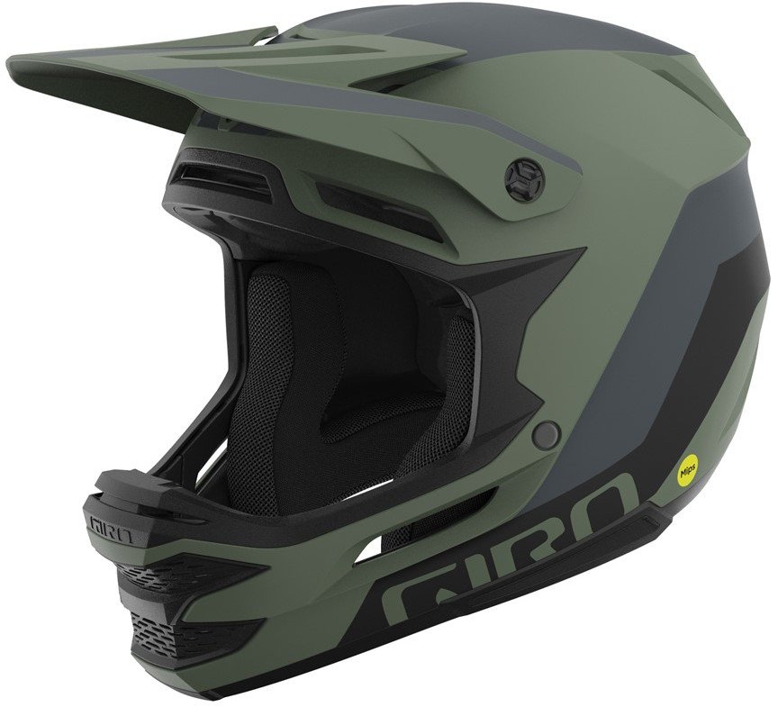 Kask full face GIRO INSURGENT SPHERICAL MIPS Rozmiar kasku: M/L (55-59cm), Wybierz kolor: Matte Hedge Green Dark Shark