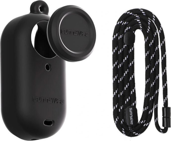 SunnyLife ETUI GUMOWE OSŁONA OCHRONNA ZE SMYCZĄ SUNNYLIFE DO INSTA360 GO 3S (CZARNE)