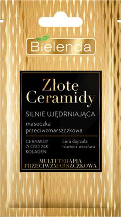 Bielenda bielenda złote ceramidy maseczka przeciwzmarszczkowa 8g