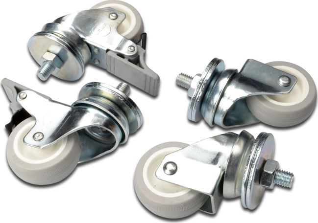 Digitus Kółka jezdne z blokadą do standardowej szafki ściennej (DN-19 CASTOR-WM)