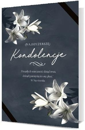 Pan Dragon KARNET B6 KONDOLENCJE K.B6-1887