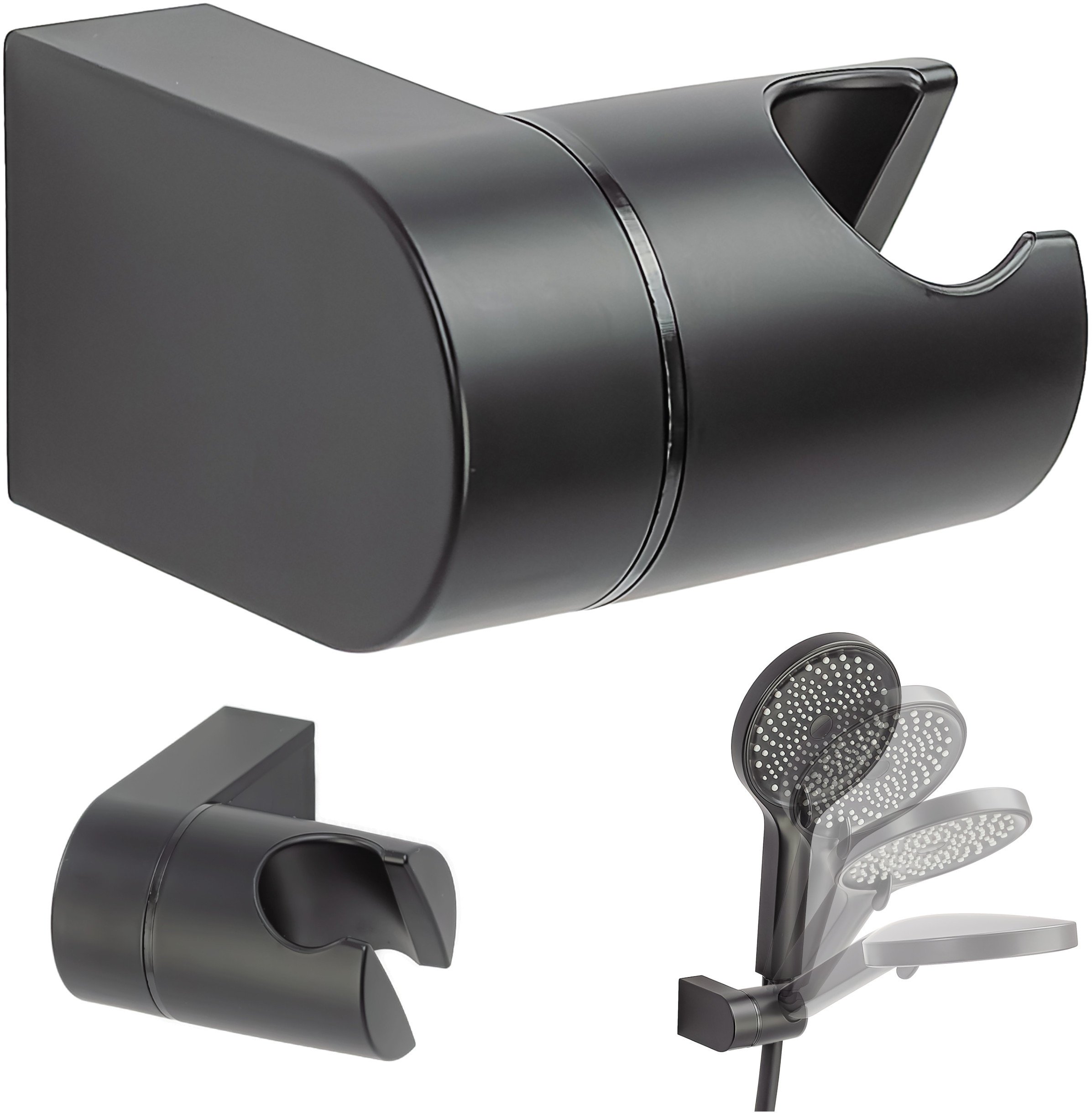 AVAPAX AURO121311 RONDE Uchwyt punktowy, czarny