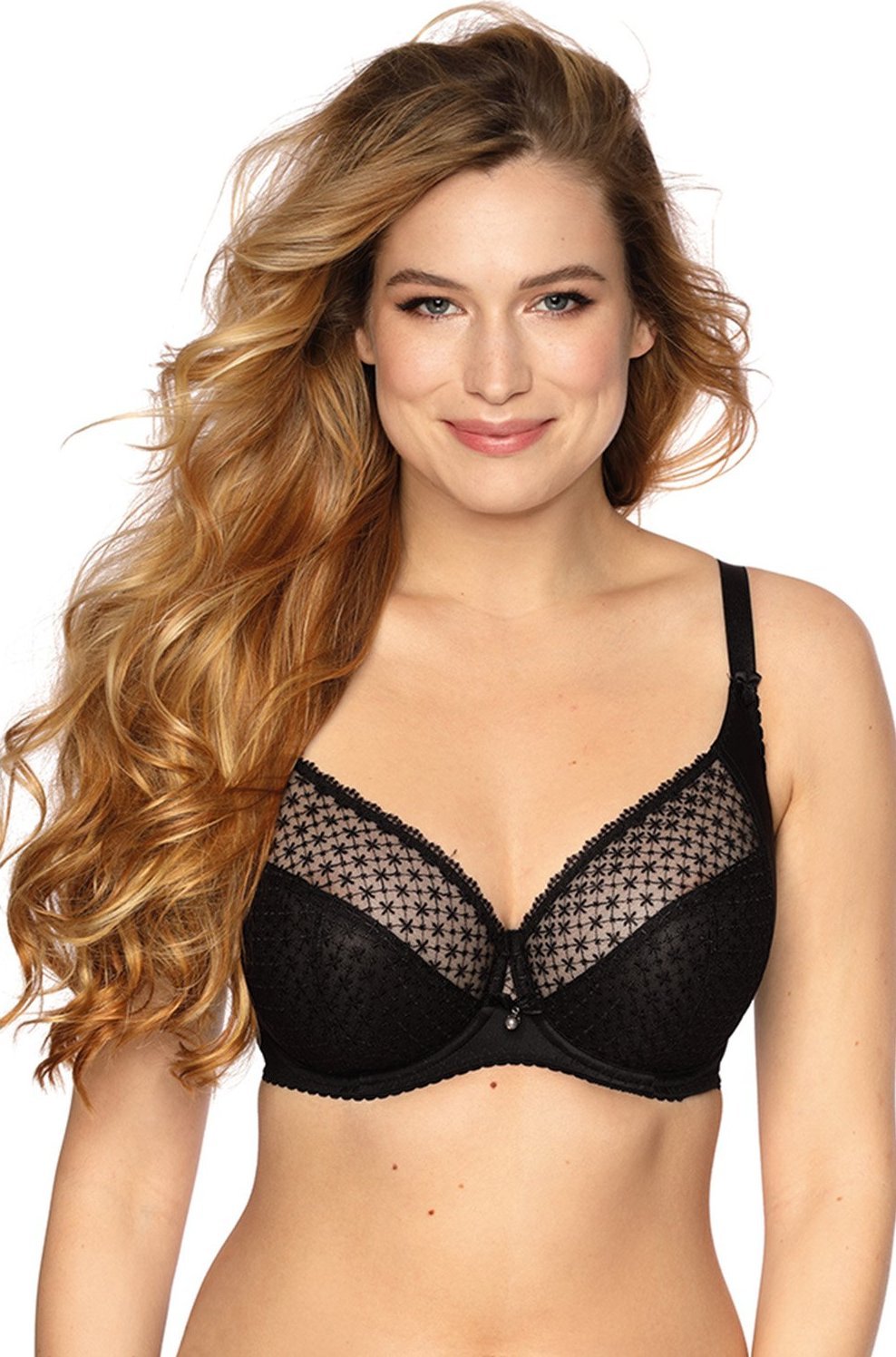 Gaia Gaia 874 Samira czarny 75D Biustonosz miękki