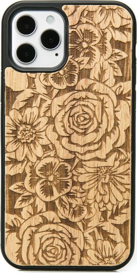 BeWood Drewniane Etui iPhone 12 / 12 Pro RÓŻE ANIEGRE