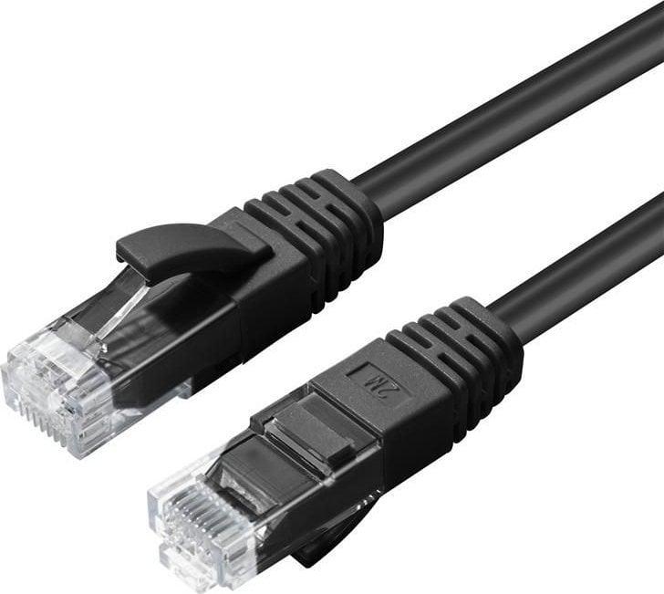 MicroConnect CAT6A UTP 5m Black LSZH