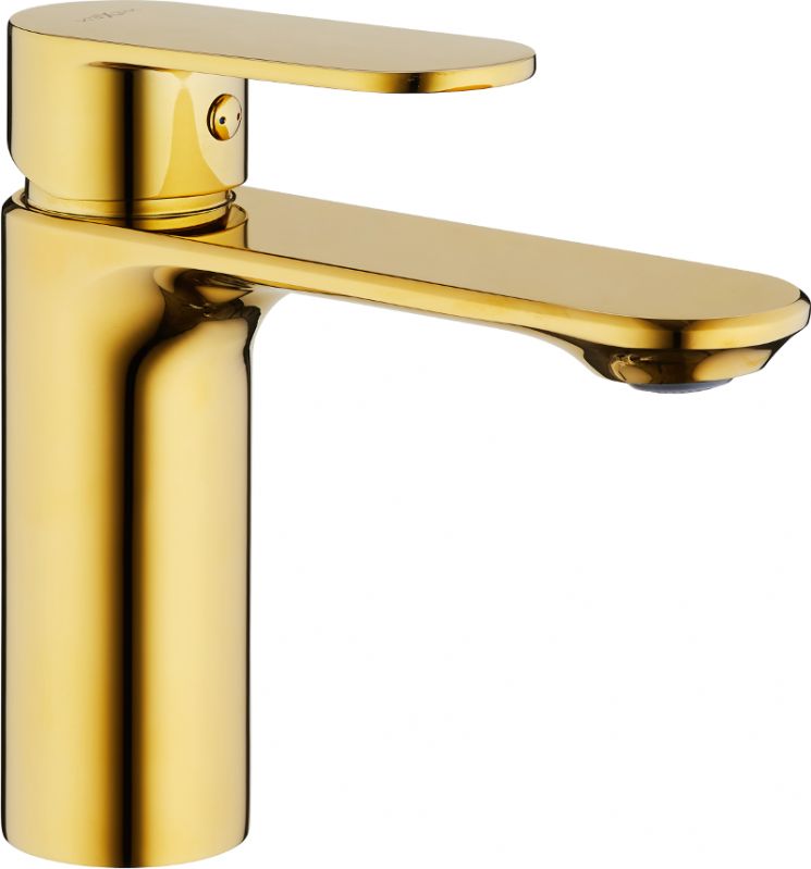 Bateria umywalkowa Mexen Milo stojąca złoty