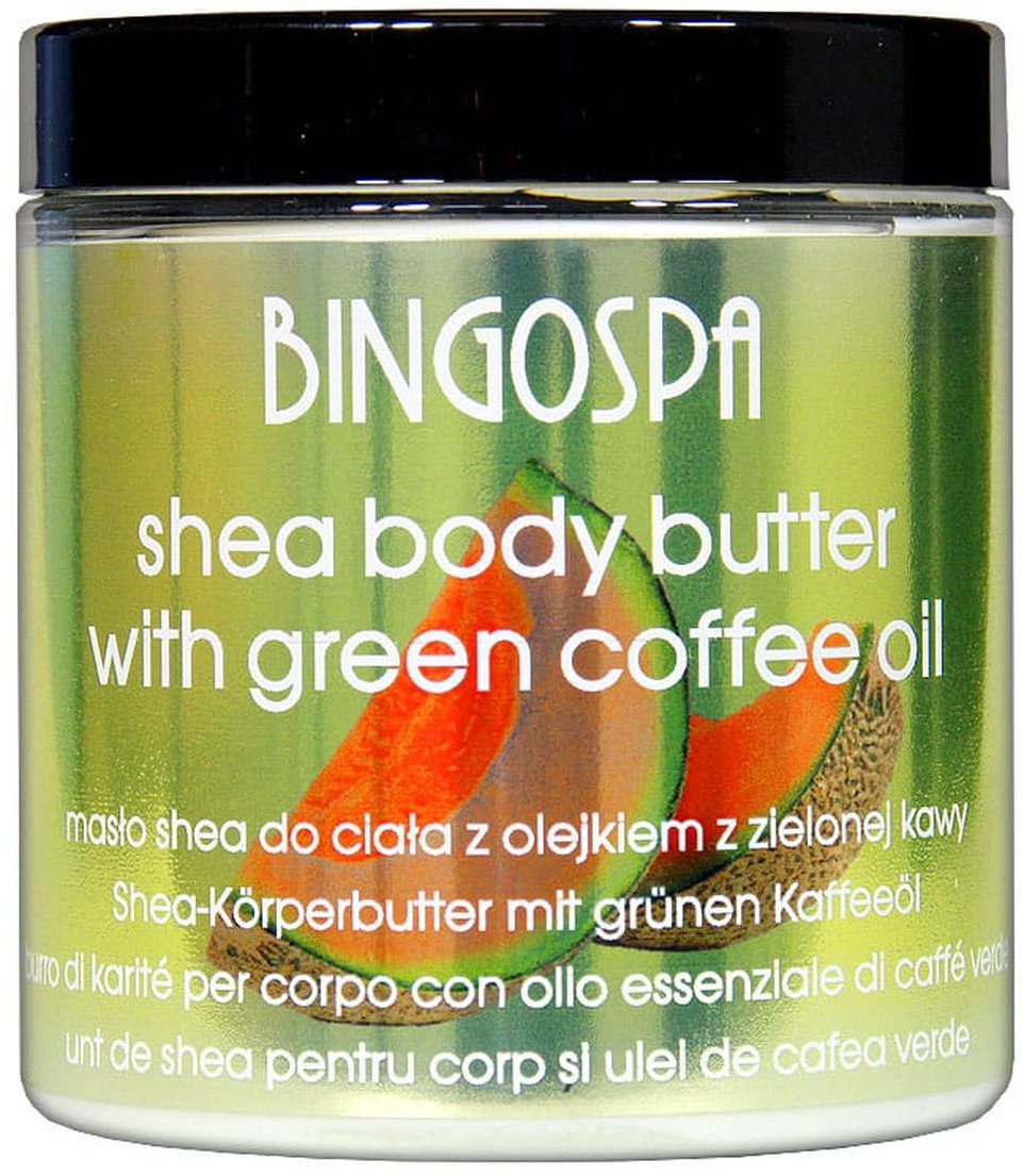 BINGOSPA Masło shea do ciała z olejkiem z zielonej kawy 250g