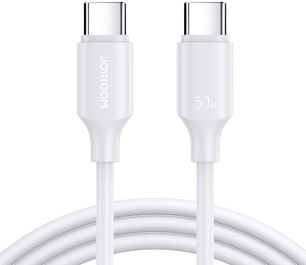 Kabel USB Joyroom USB-C - USB-C 1.2 m Biały (6956116702663)