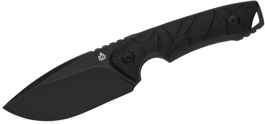 QSP Knife TINY TOT G-10 STW BLK QS169-A2 Black