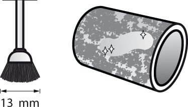 SZCZOTKA SZCZECINOWA 13,0 MM - 2SZT