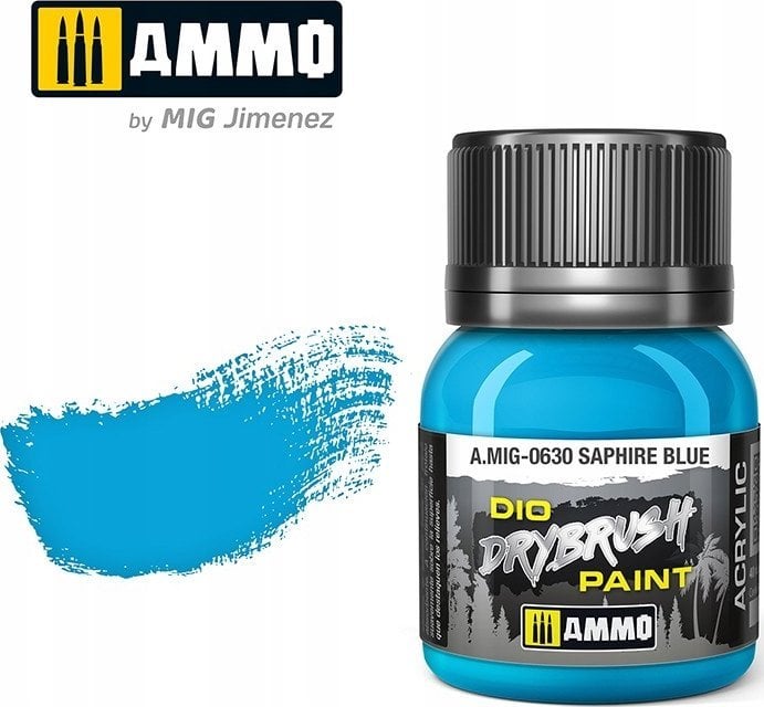 Vallejo Ammo: DIO Drybrush - Saphire Blue