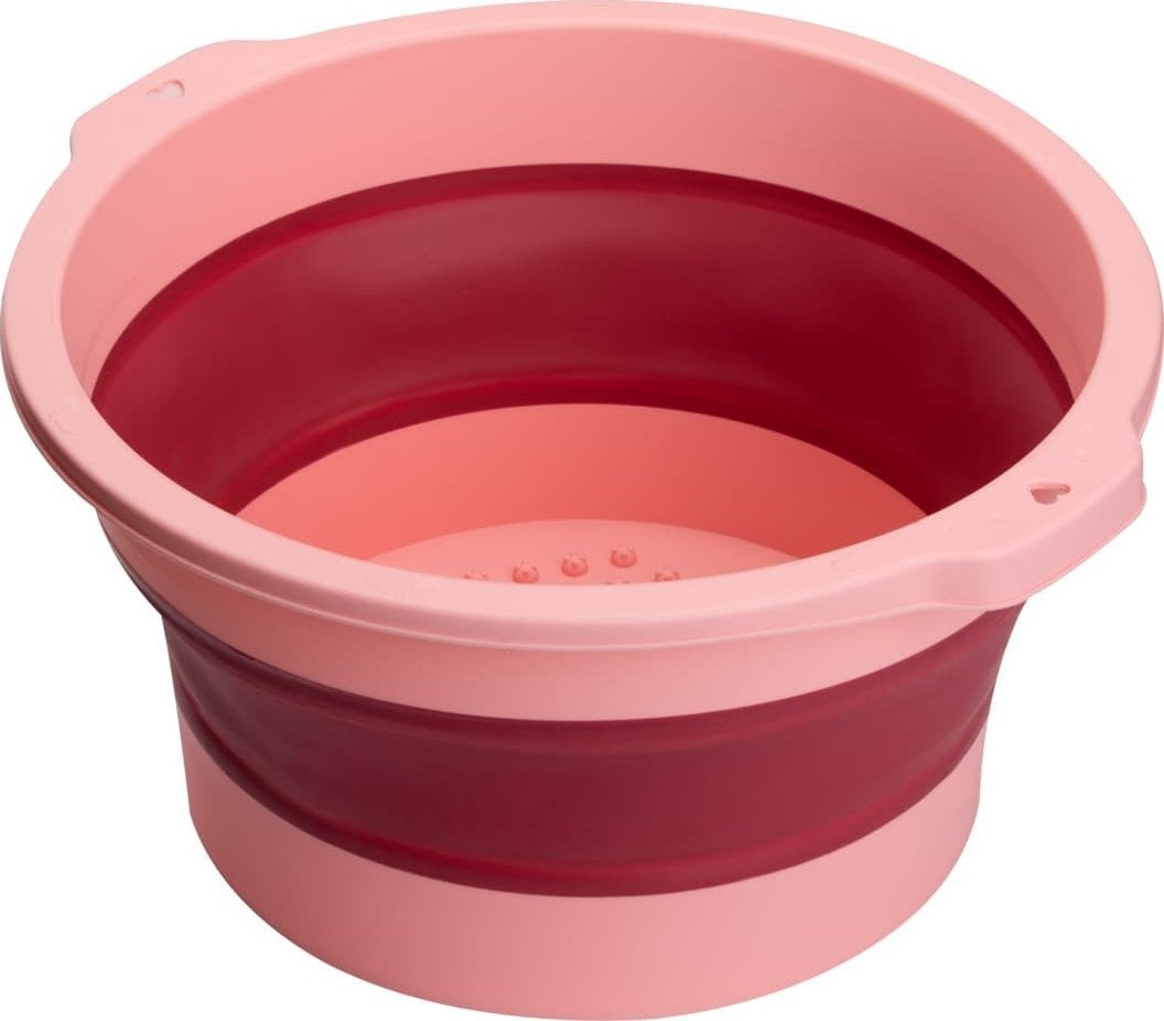 Activeshop Miska do pedicure składana różowa