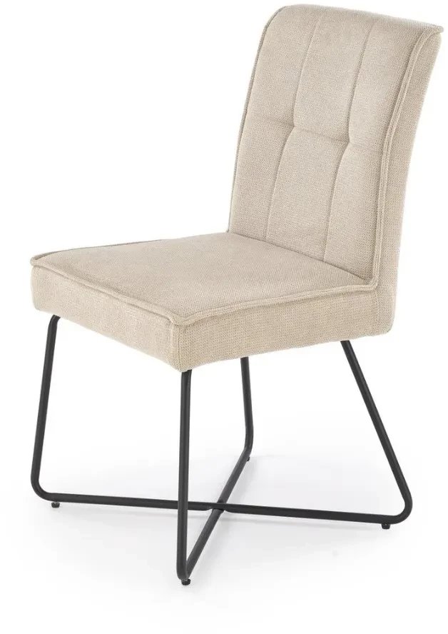 Krzesło tapicerowane K534 beżowe HALMAR