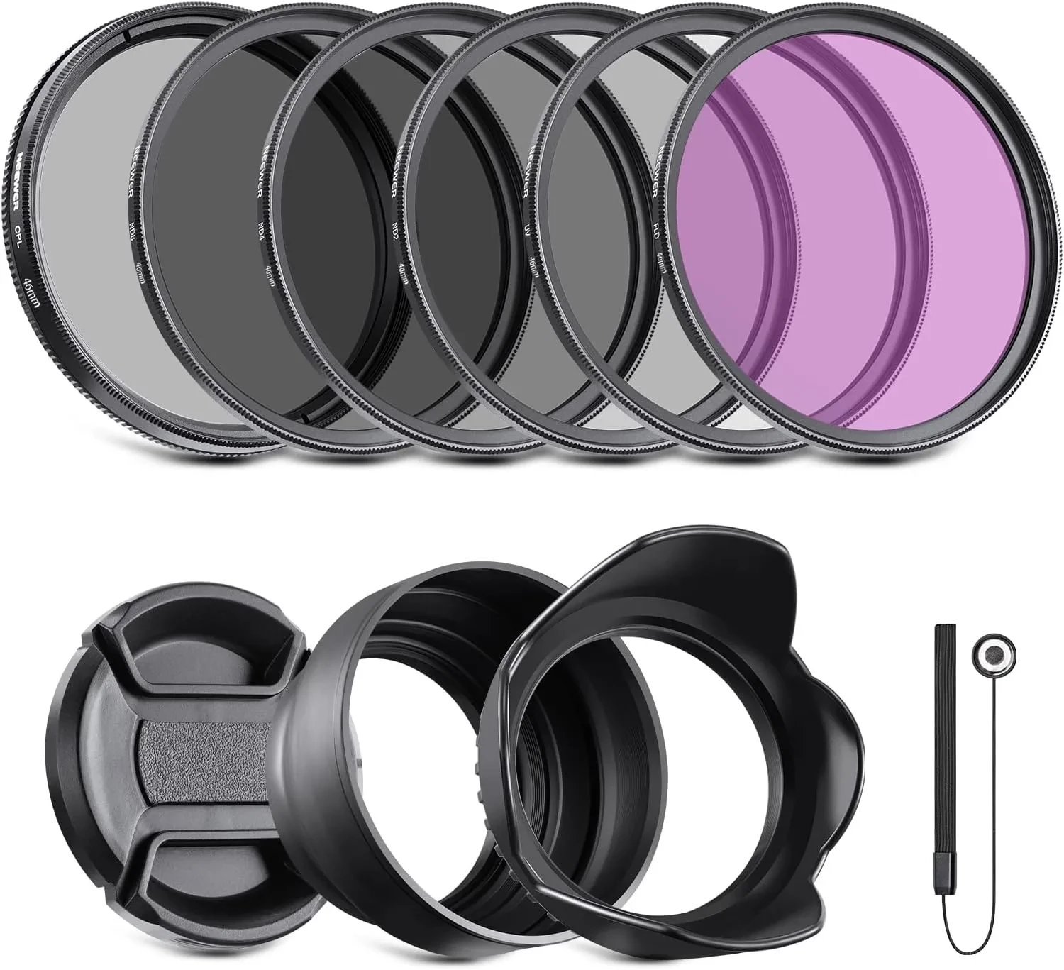 Neewer 67 MM Professional Lens Filter Accessory Kit