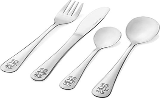 Vialli Design Zestaw sztućców Florina Teddy Flock 4-elementowy