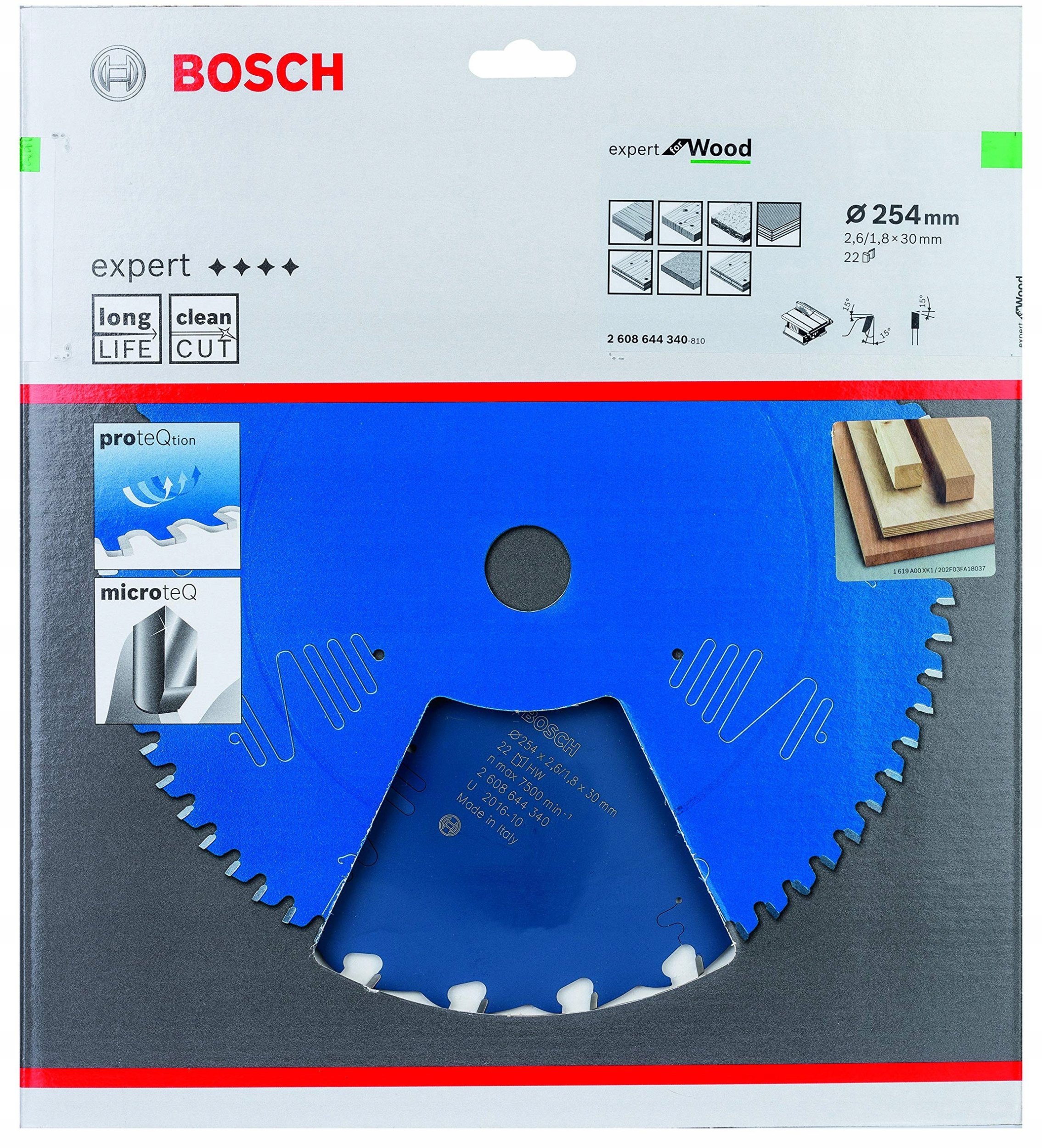 TAR. PIL. EXPERT 254X30X2.6/1.8X22T