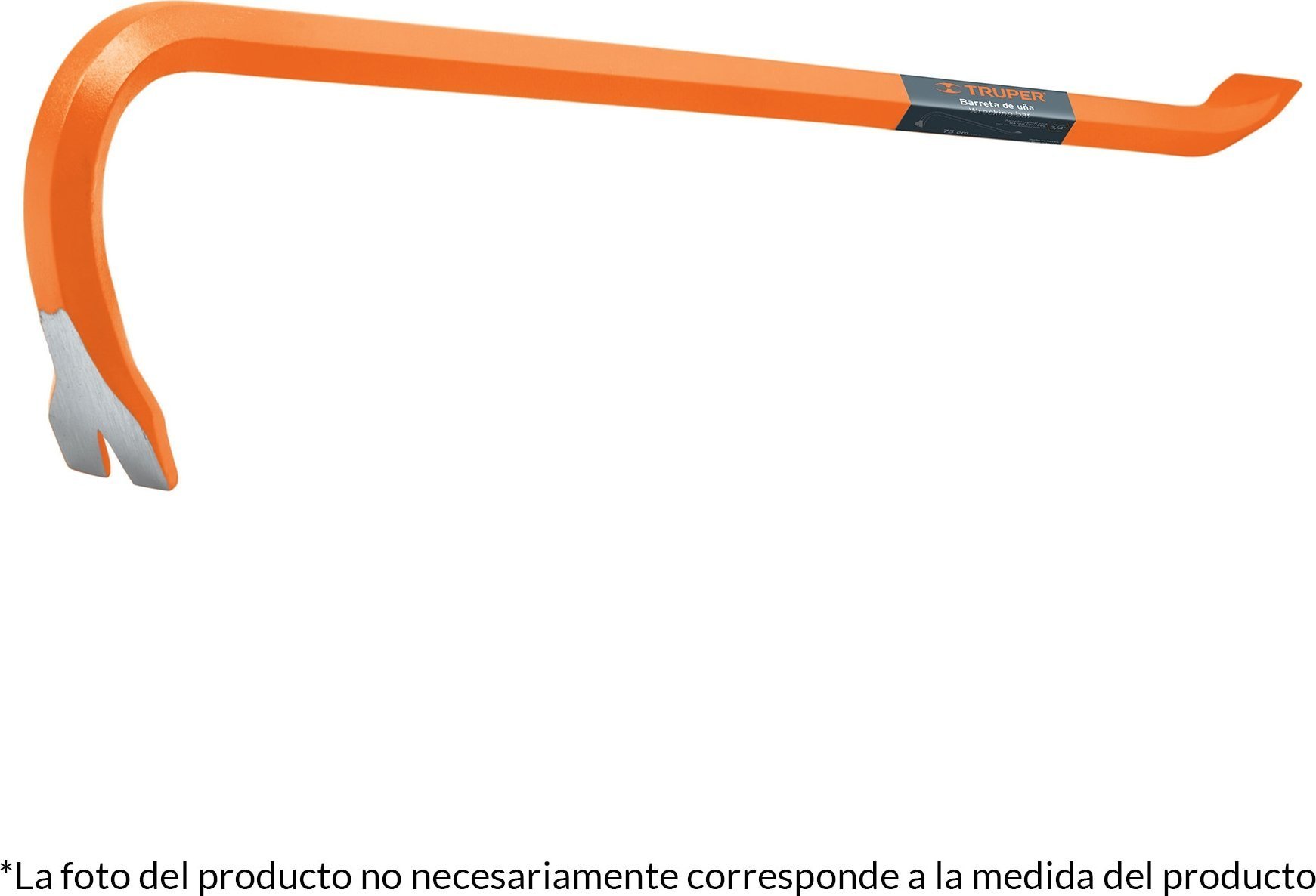 Truper WRECKING BAR 1.35KG 1.9X45CM 10853