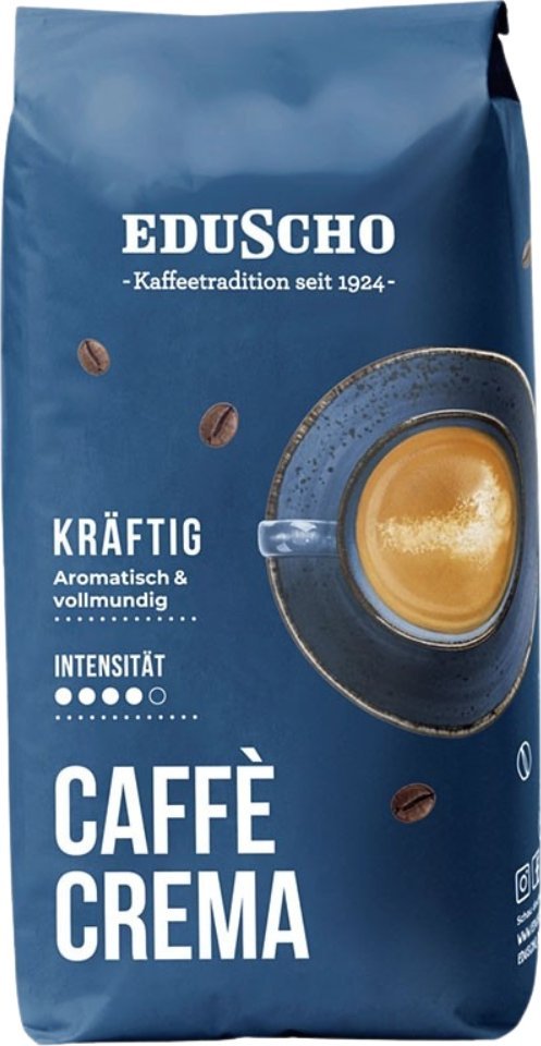 Kawa ziarnista Eduscho Kawa ziarnista Tchibo Eduscho Caffe Crema Kraftig 1kg