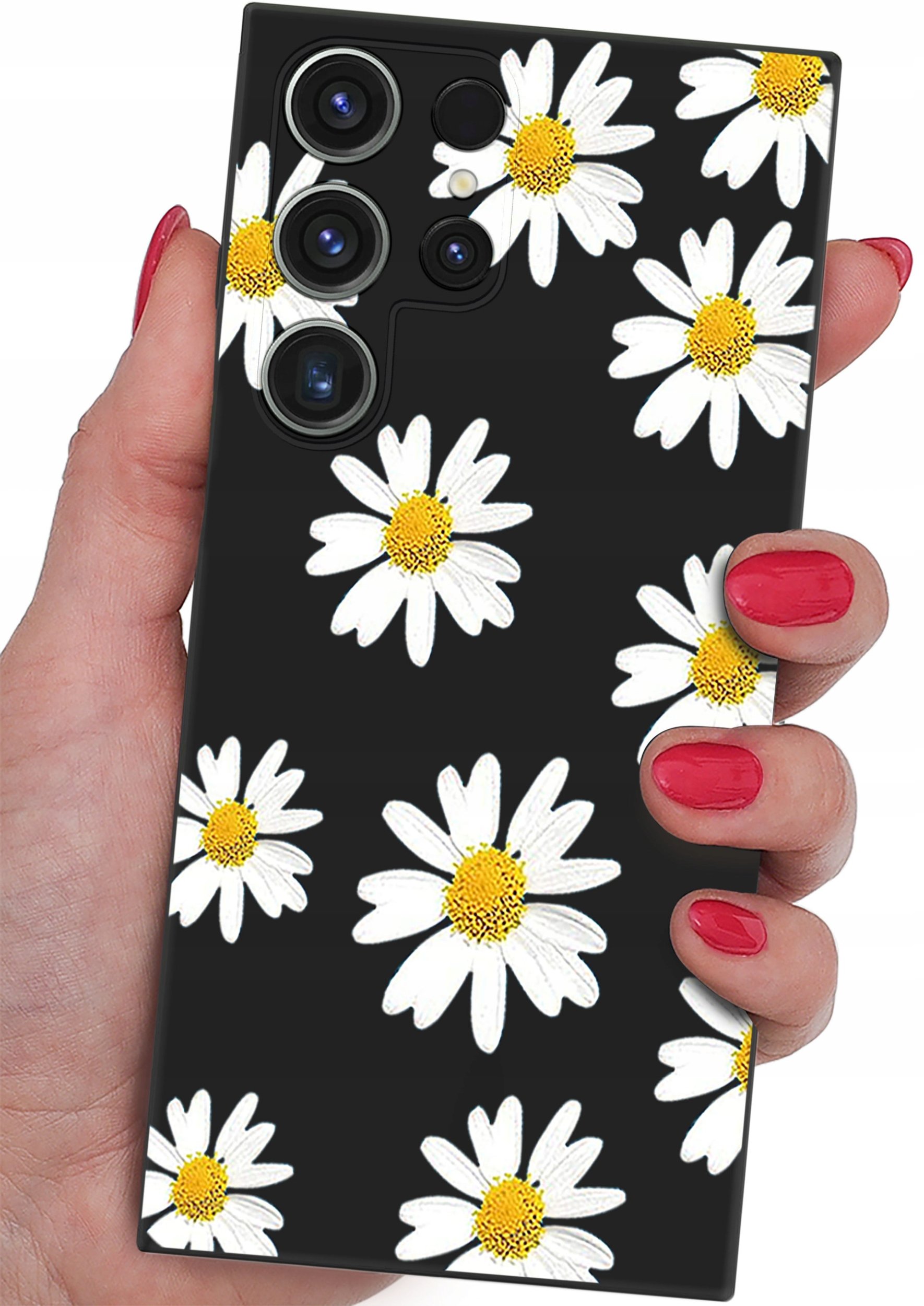 ETUI do Samsung Galaxy S24 Ultra CASE WZORY SOFT MATT PLECKI + SZKŁO 9H