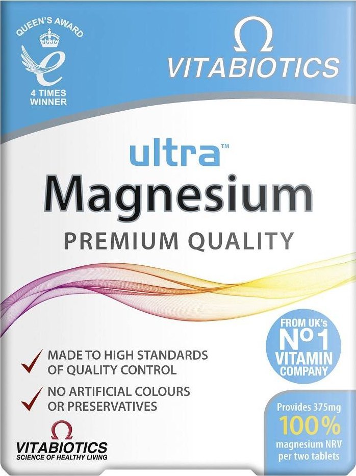 Alkotest VITABIOTICS_Ultra Magnesium 375mg suplement diety 60 tabletek