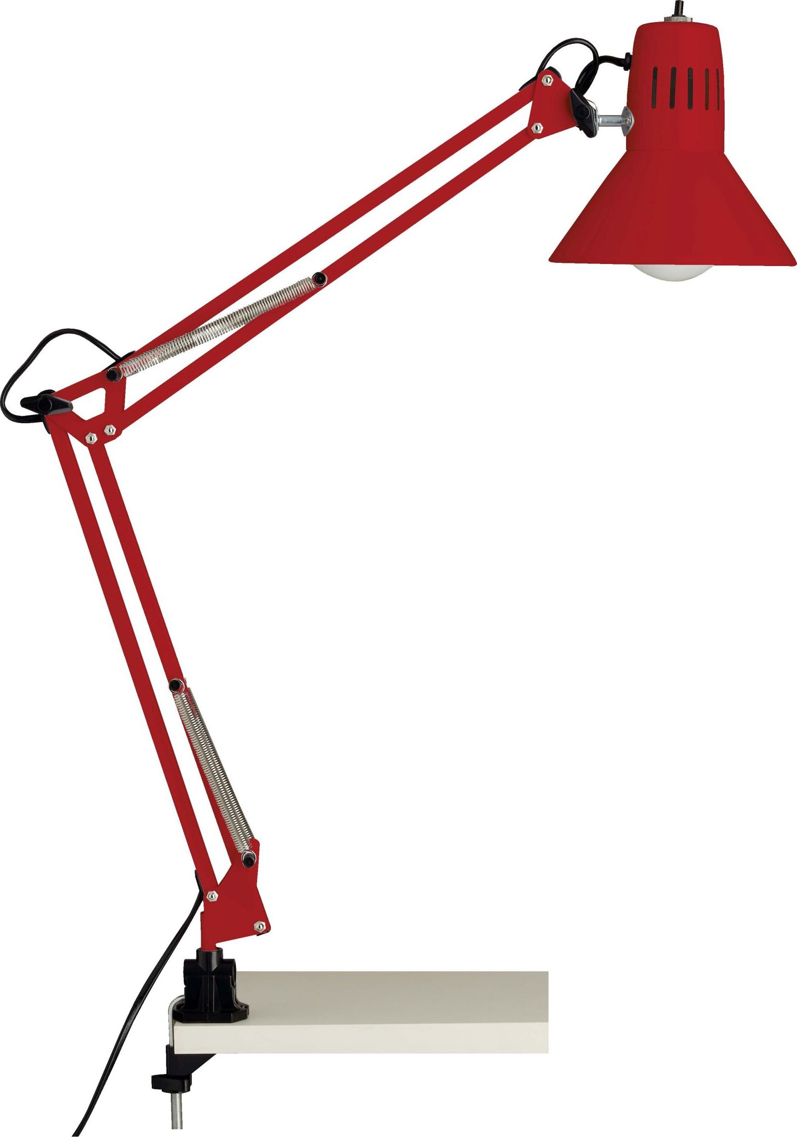 Lampka biurkowa Brilliant czerwona (10802/01)