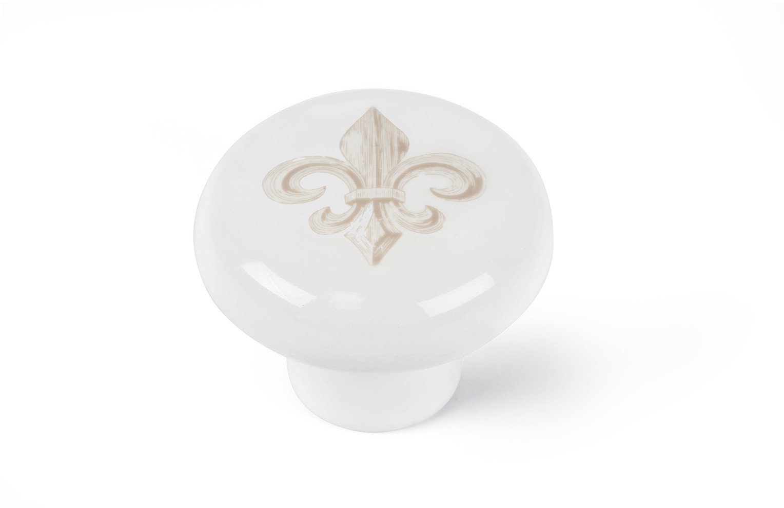 FURNITURE KNOB D40 7-E811 WHITE