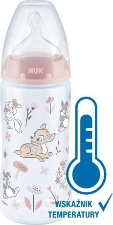 NUK 418696 BUTELKA 300ML WSKAŹNIK TEMPERATURY DISNEY BAMBI 526288, 741486