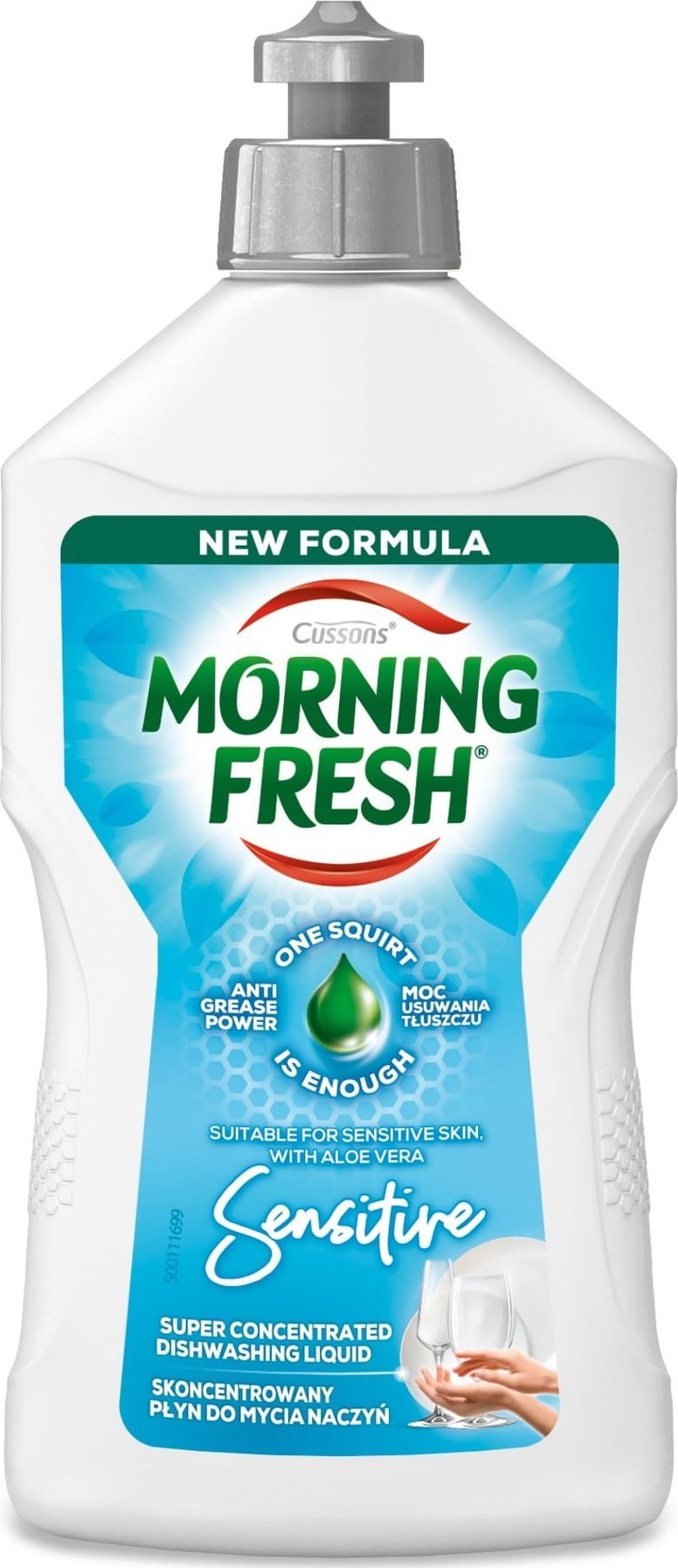 Sarantis CUSSONS Morning Fresh Skoncentrowany płyn do mycia naczyń - Sensitive 400 ml