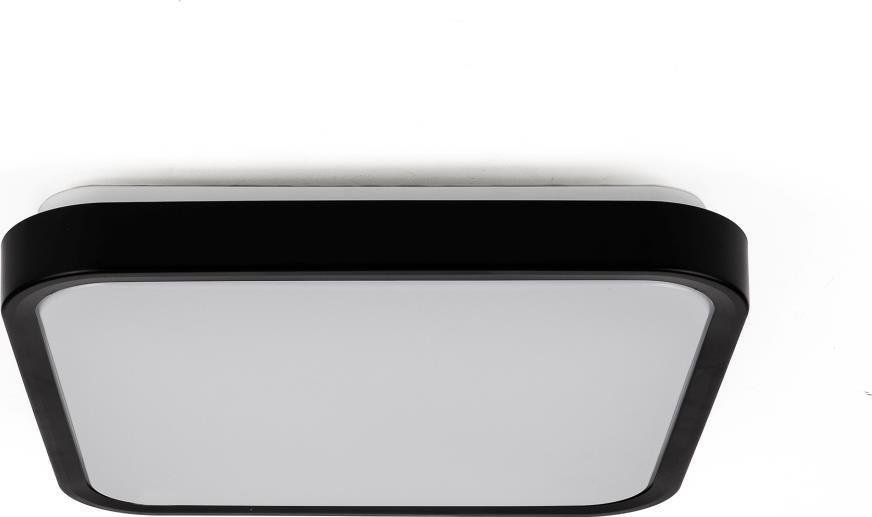 Plafon V-TAC 48W LED SAMSUNG CHIP Kwadrat 42x42cm Natynkowy IP44 Czarny VT-8630B 6500K 5160lm 5 Lat Gwarancji