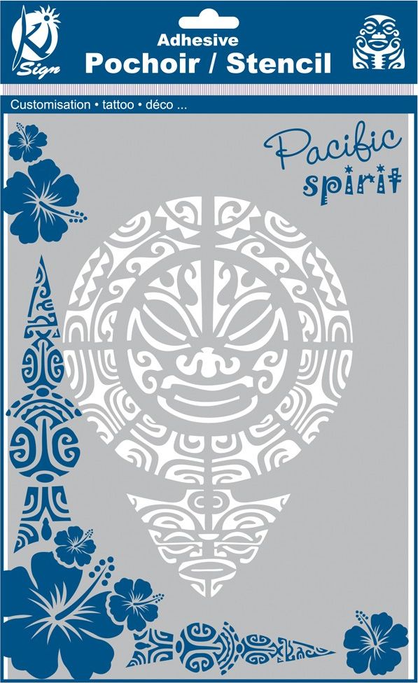 Ki-Sign Szablon A4 21x30 cm Mandala Maori