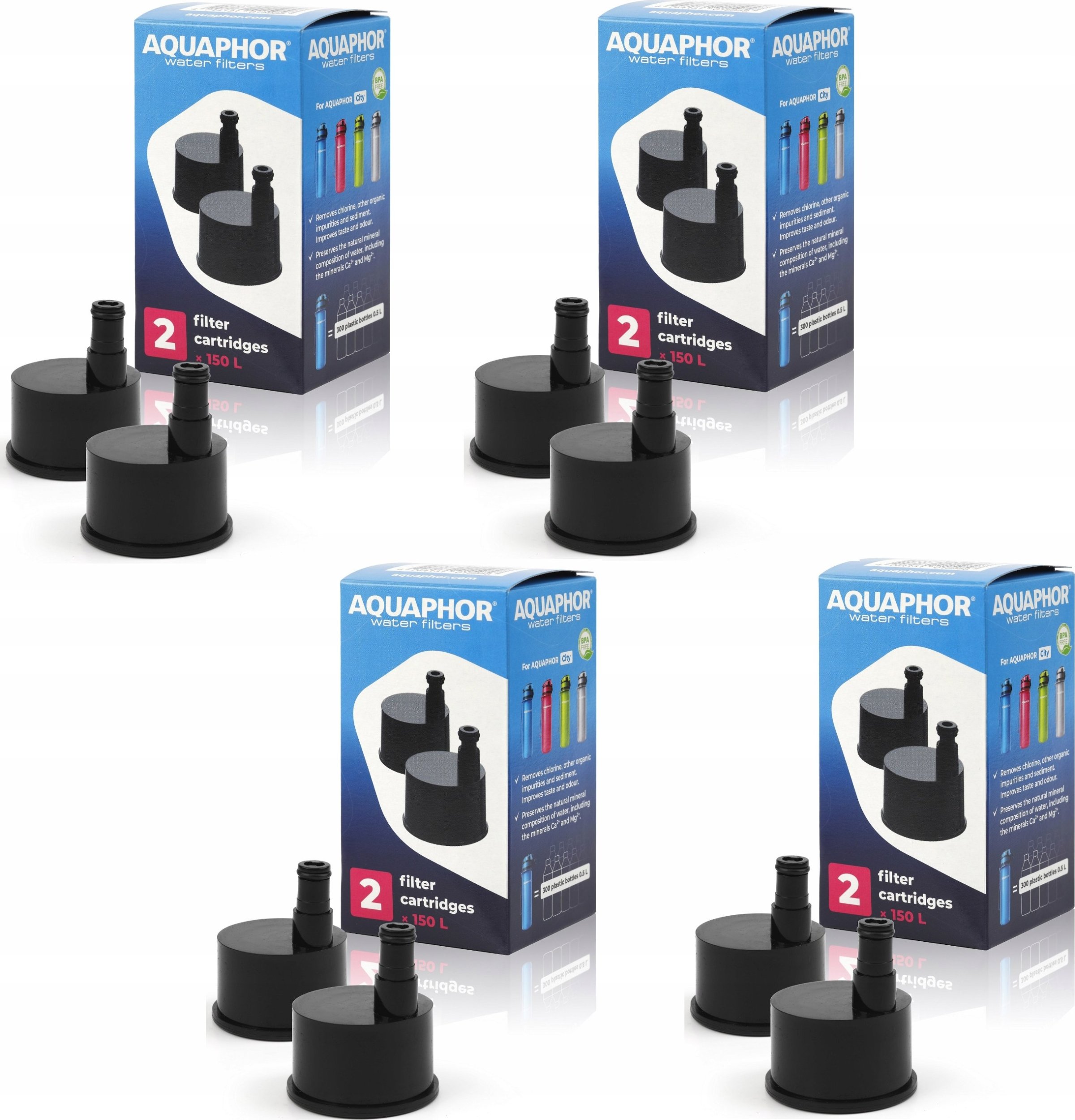 Filtry do butelki Aquaphor City 8 szt.