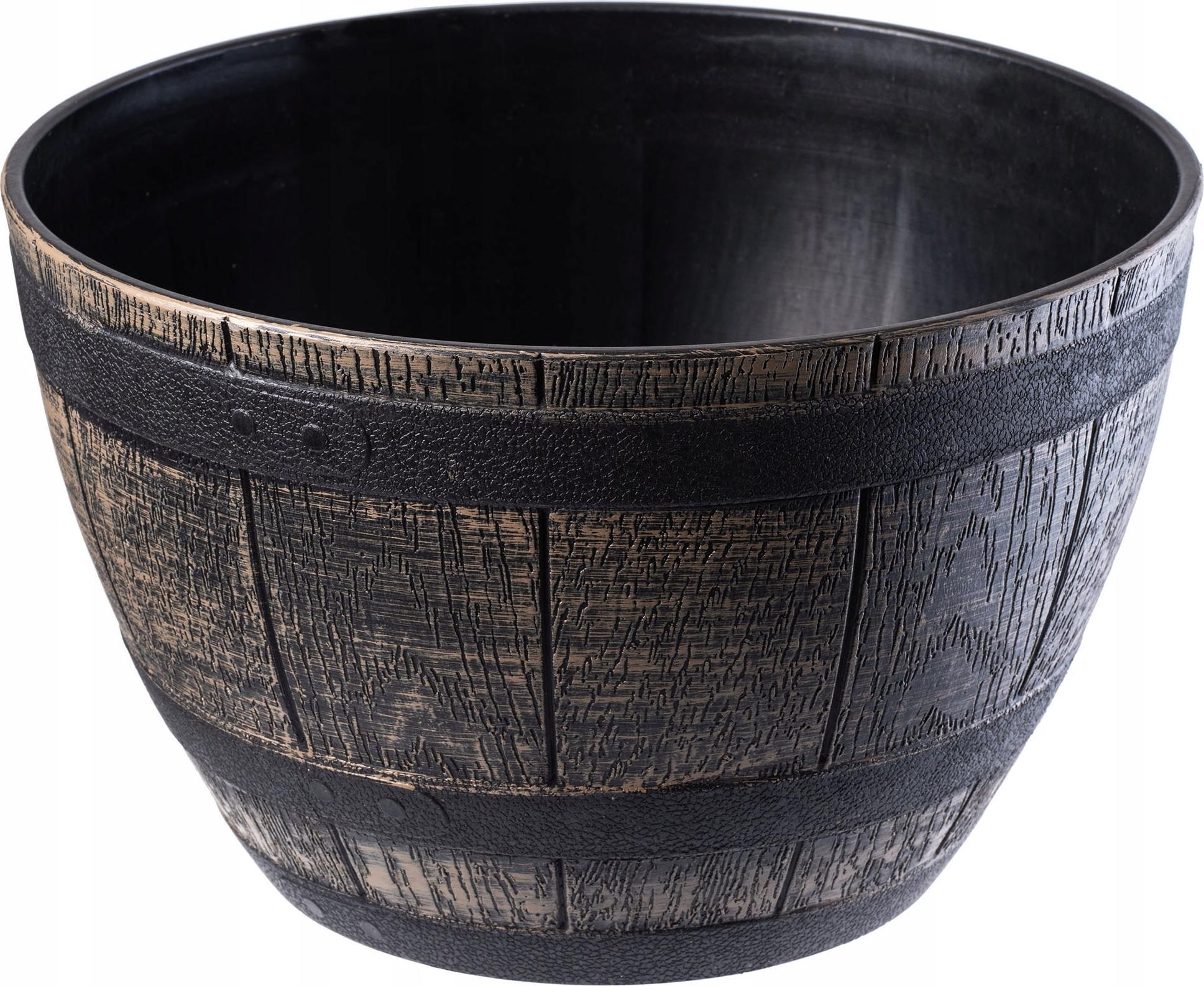 Kadax DONICZKA OSŁONKA DONICA NA KWIATY 33CM CIEMNY BRĄZ