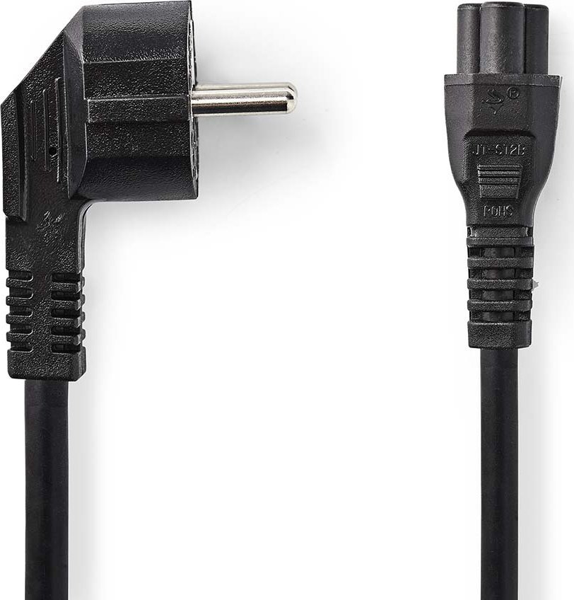 Kabel zasilający Nedis Nedis CEGL10100BK30 kabel zasilające Czarny 3 m Wtyczka zasilająca typu F IEC C5